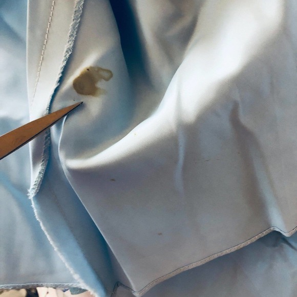 Vintage 60s Cari Lyn Prairie Dress Blue Floral Garden Cottagecore Maxi - Picture 8 of 16